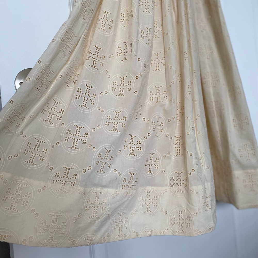 NWT Tory Burch Broderie Anglaise Hook And Eye Dress $898 0 - Picture 8 of 13